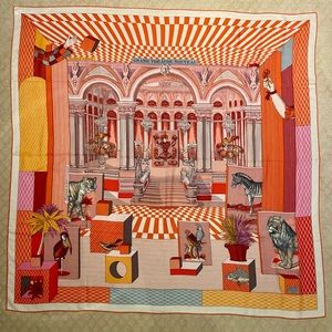 Hermes Grand Theatre Nouveau Shawl 140
